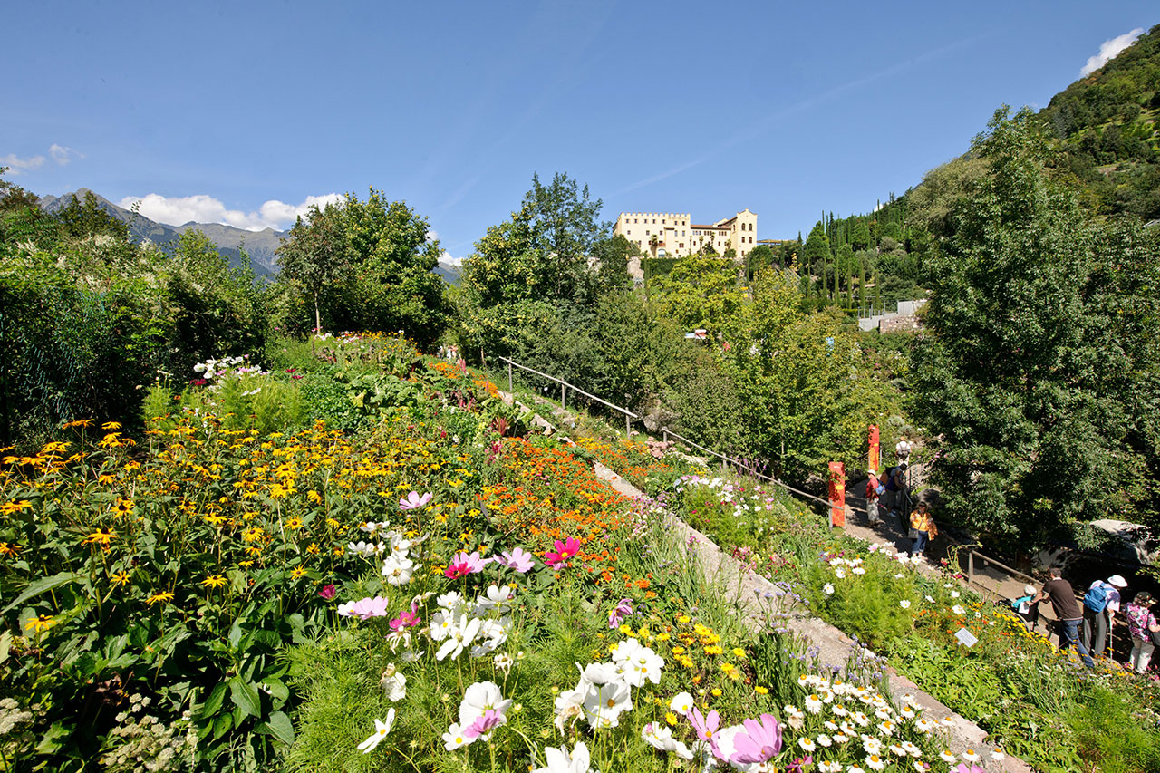 Gärten von Schloss Trauttmansdorff in Meran
